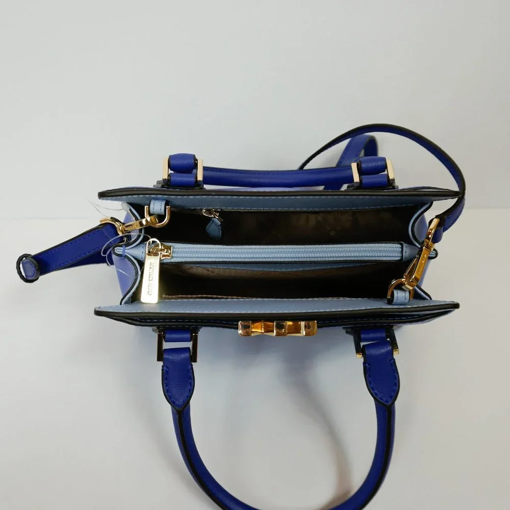 Michael Kors Mott Messenger Bag Blue Multi - Picture 8 of 12